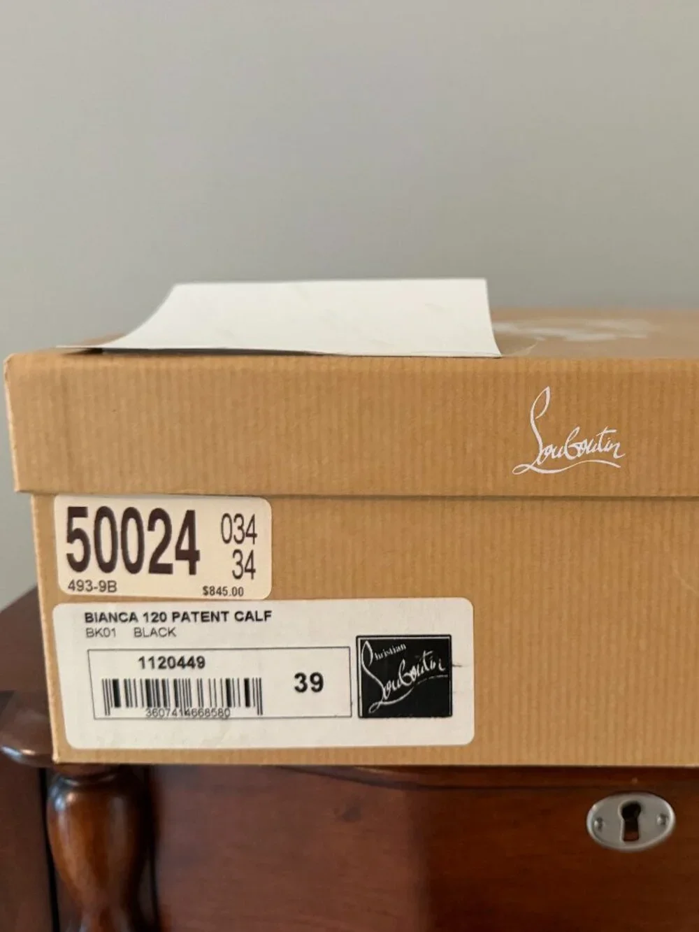 Christian Louboutin Bianca Platform Patent Pump